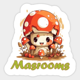 Porcini mushrooms Sticker
